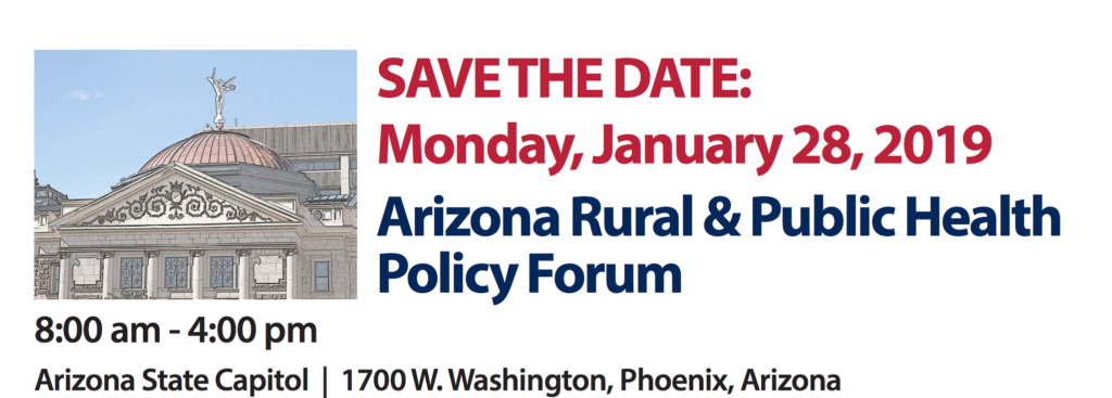 AZ rural and public health policy forum save the date image